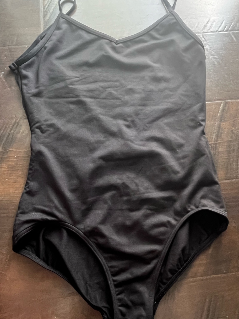 Capezio Woman’s Ballet Leotard with Mesh Accents - Black
